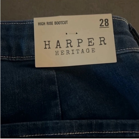 Harper Heritage High Rise Bootcut Jeans – Size 28 NWT - Picture 6 of 11
